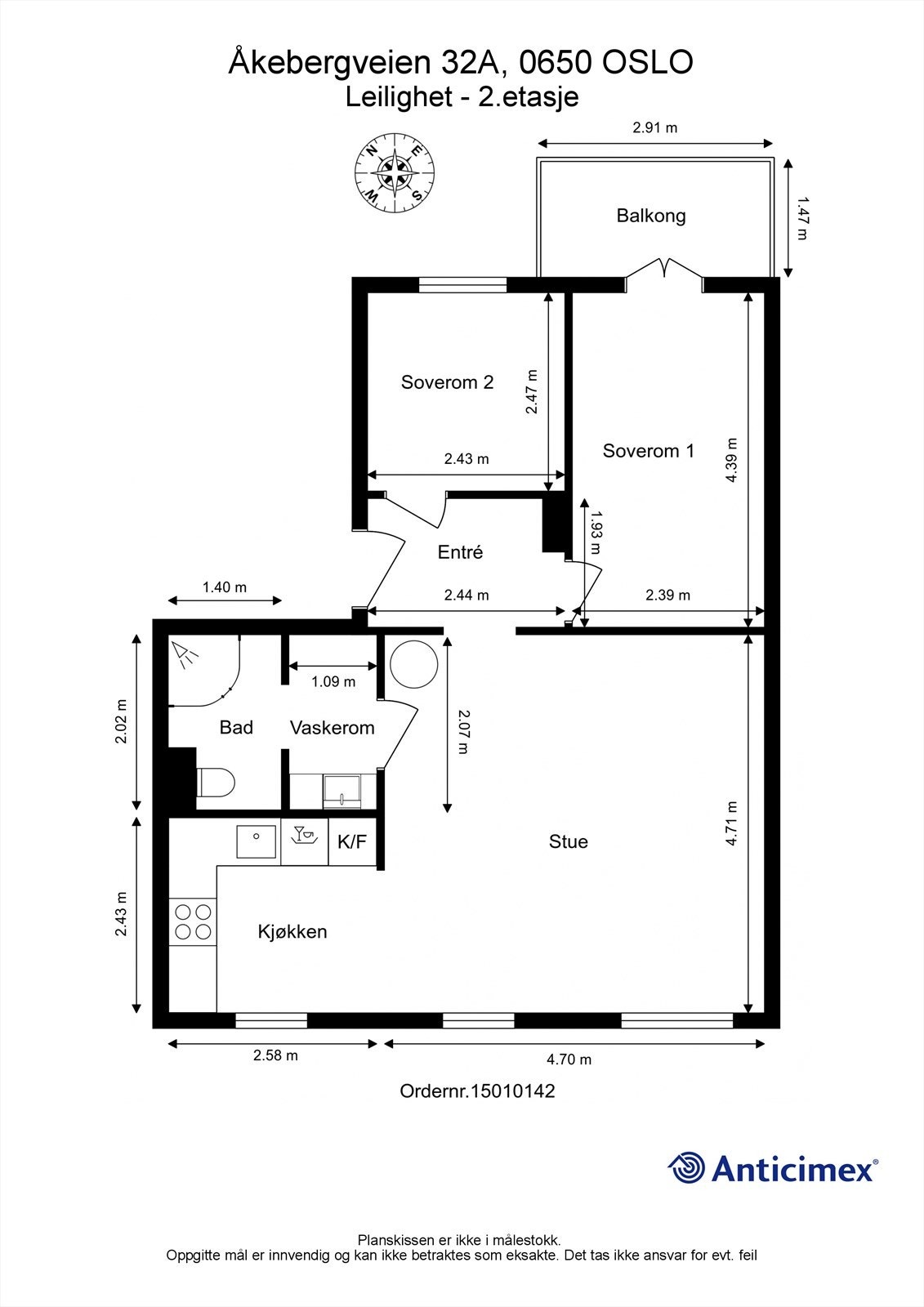 Plantegning. Disponibel kjellerbod. Galleribilde