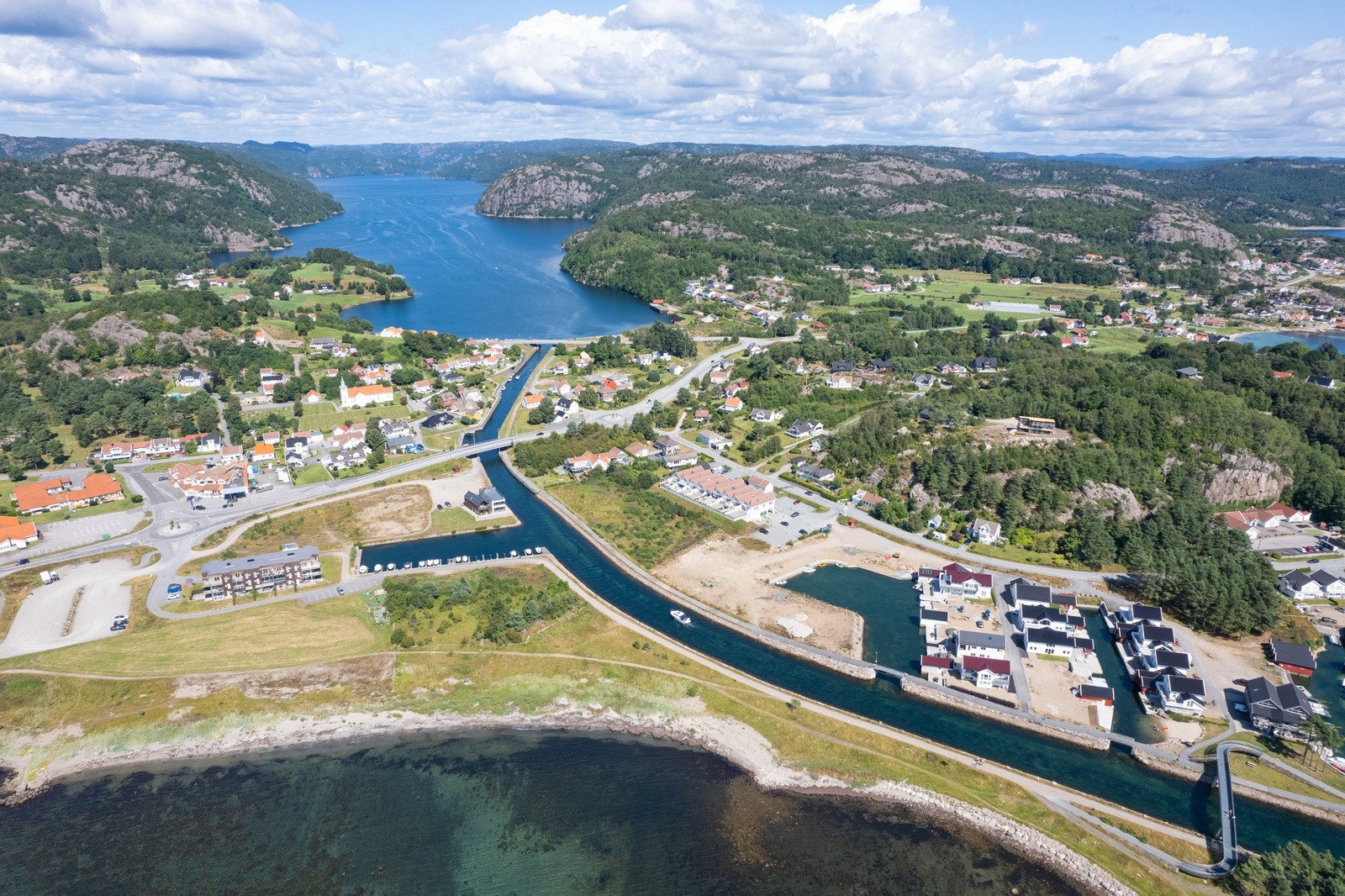 Båly, Spangereidkanalen og nærområdet. Galleribilde