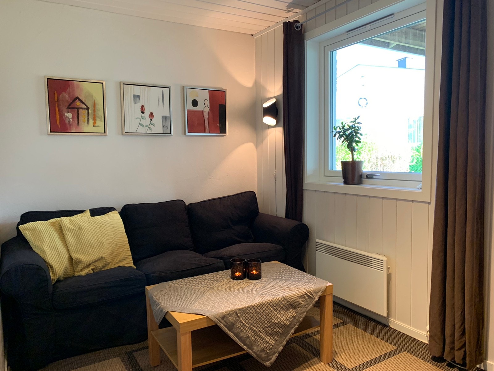 Stue med sofakrok Galleribilde