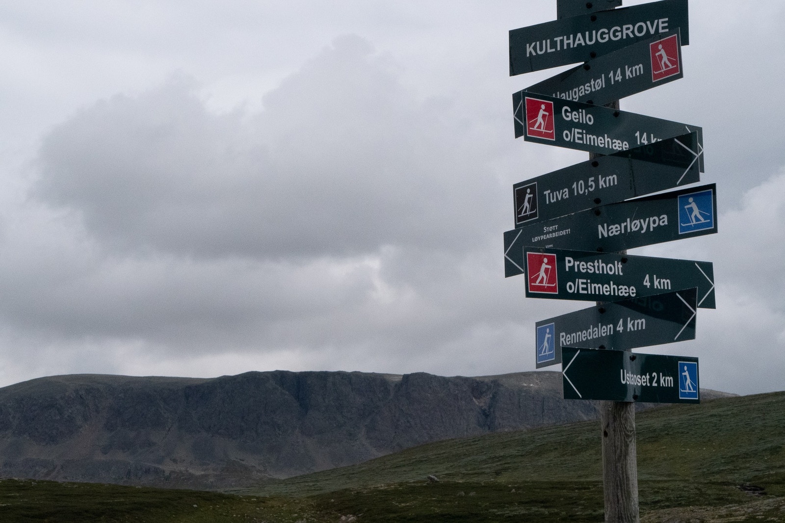 Hesteberget krysset Galleribilde