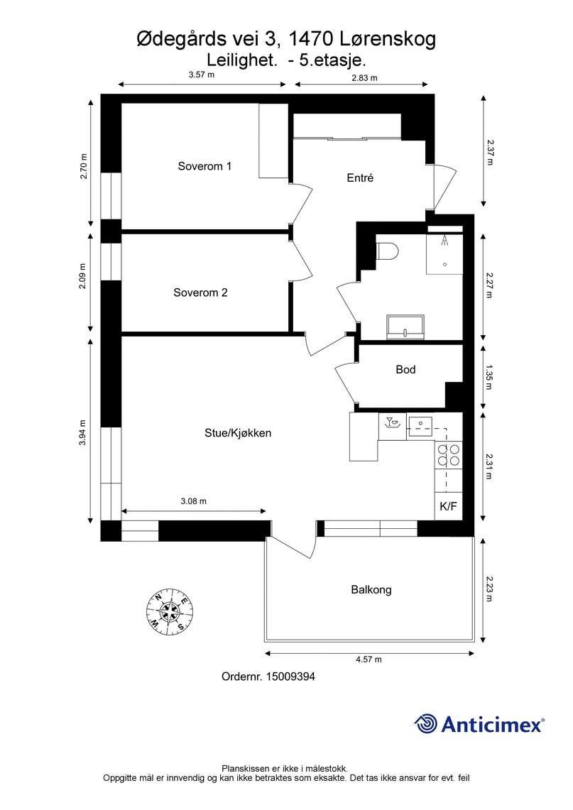Plantegning Galleribilde