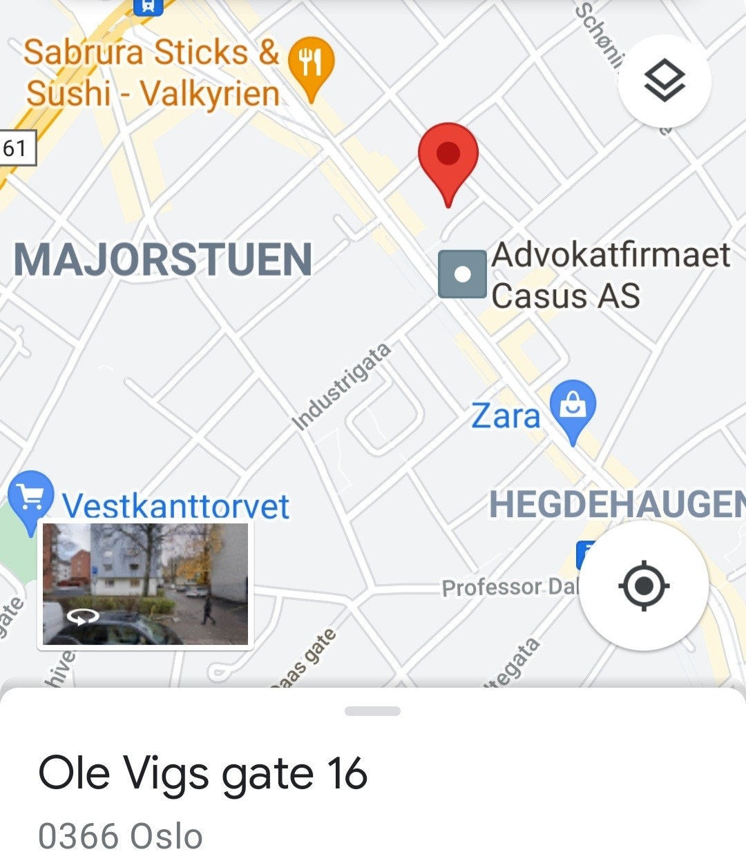 Sentral beliggenhet Galleribilde