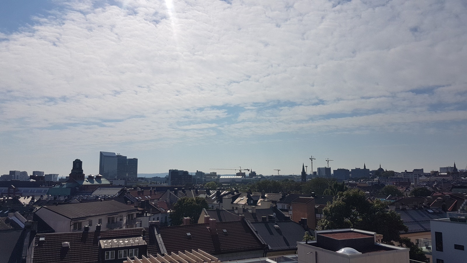 Utsikt fra felles takterrasse - 2 Galleribilde