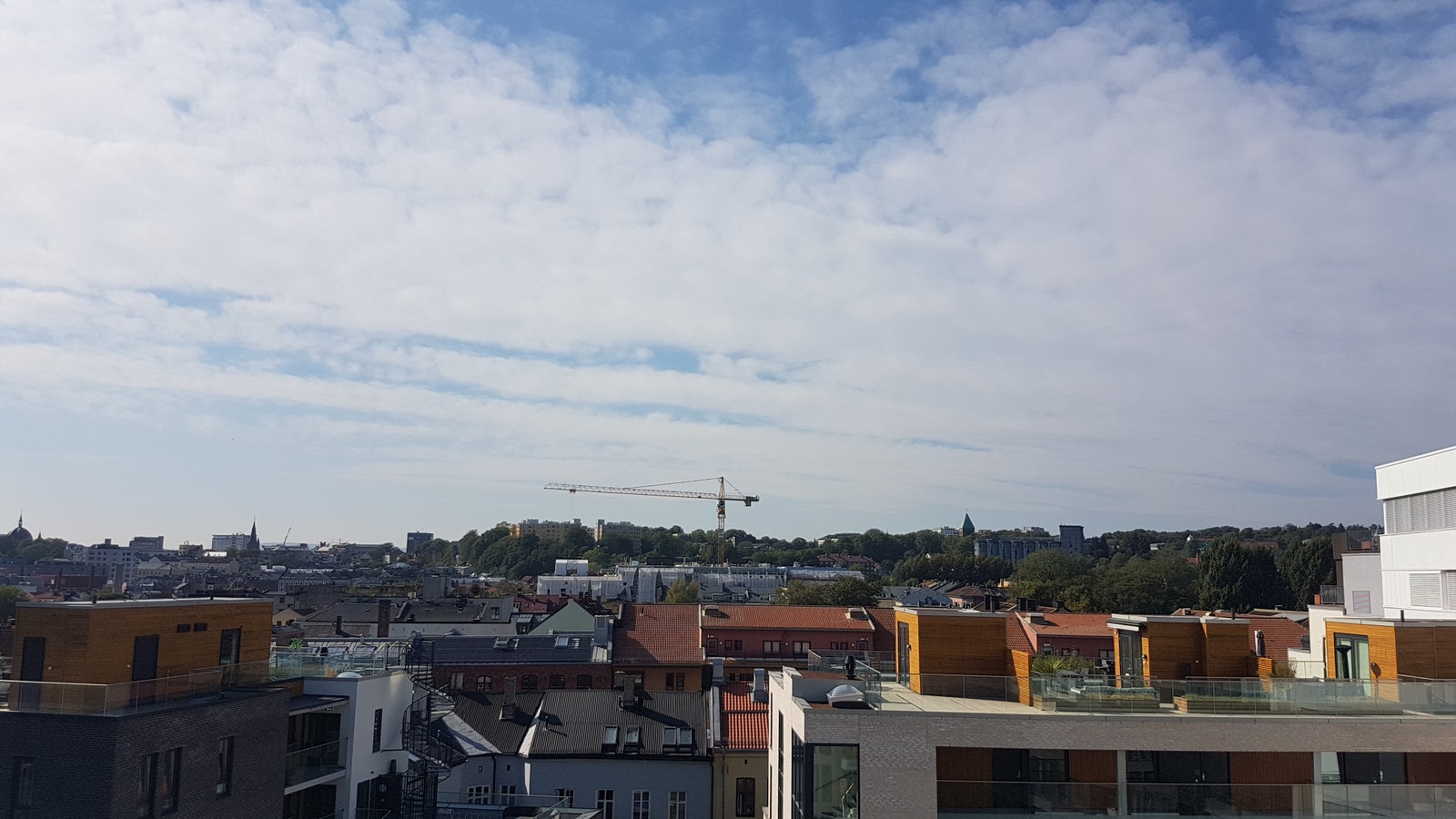 Utsikt fra felles takterrasse - 1 Galleribilde