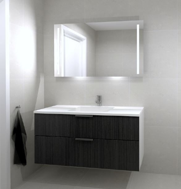 Standard baderomsinnreiing Galleribilde