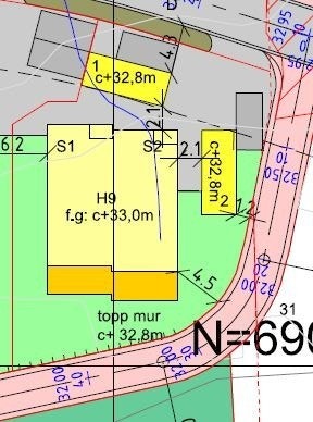 Situasjonsplan hus 9, Dragsundråsa 11 A og B. Galleribilde