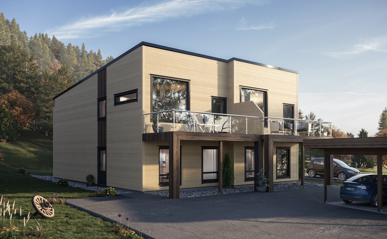 Framside av huset Galleribilde