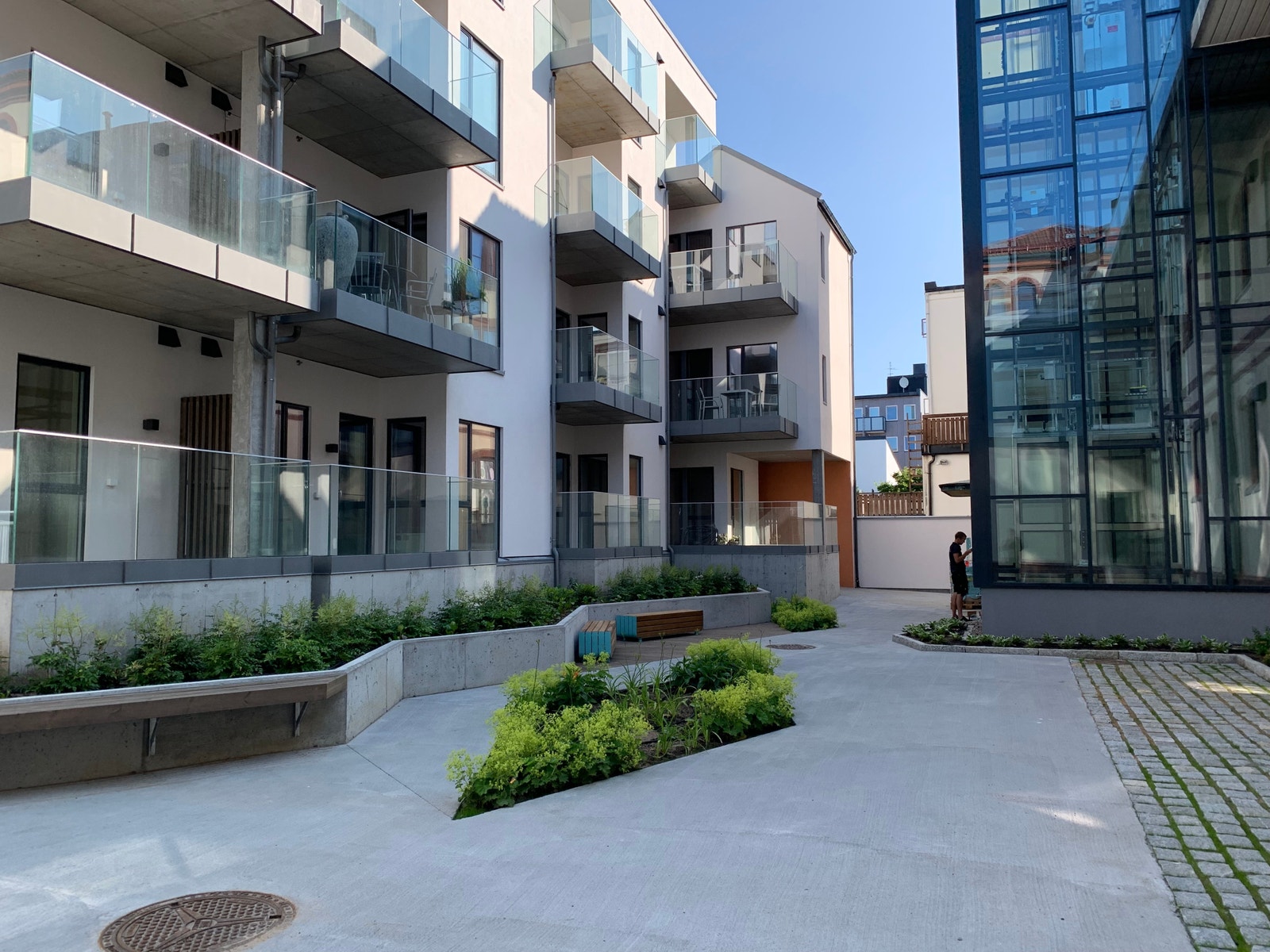 Bakgård Galleribilde