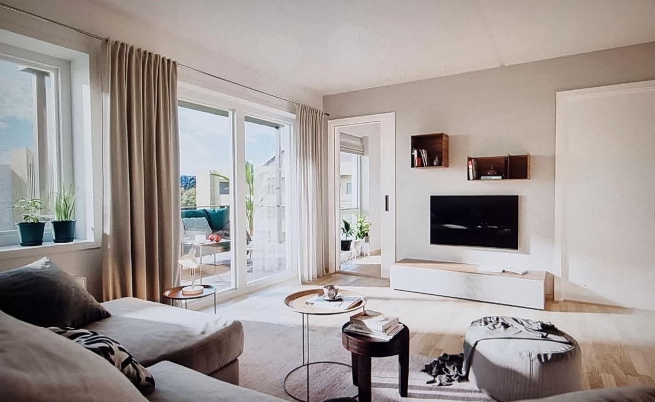 illustrasjon Bilde Stue Galleribilde