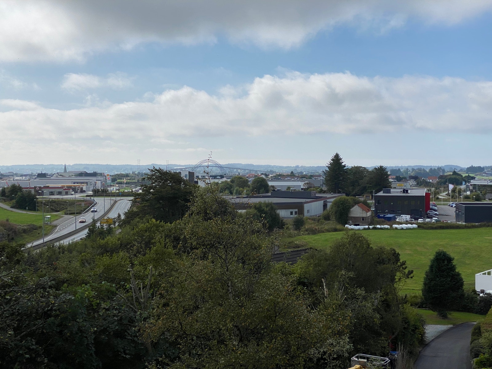 Utsikt mot vest (Karmsund bro) Galleribilde