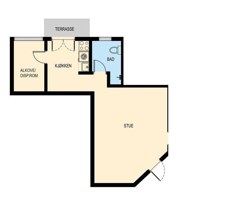 Planskisse Galleribilde