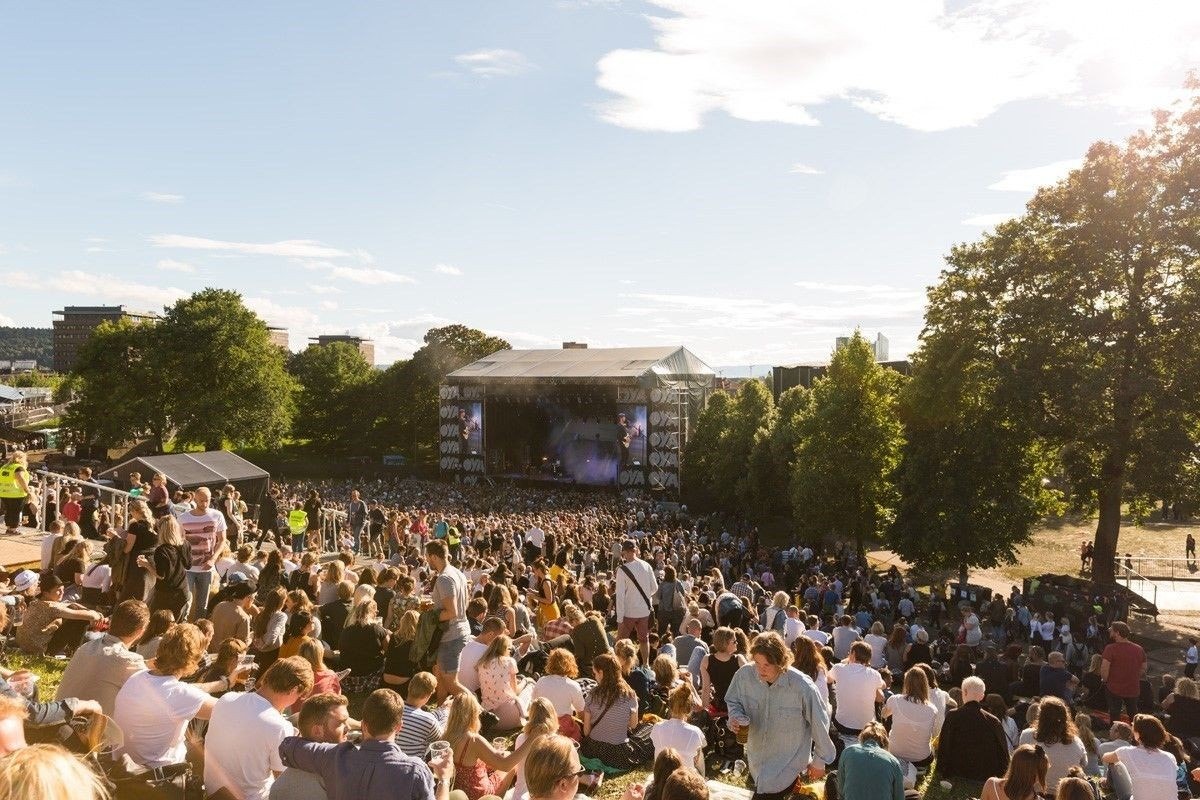 Gangavstand til Tøyen botaniske. Her er også Øyafestivalen. Galleribilde