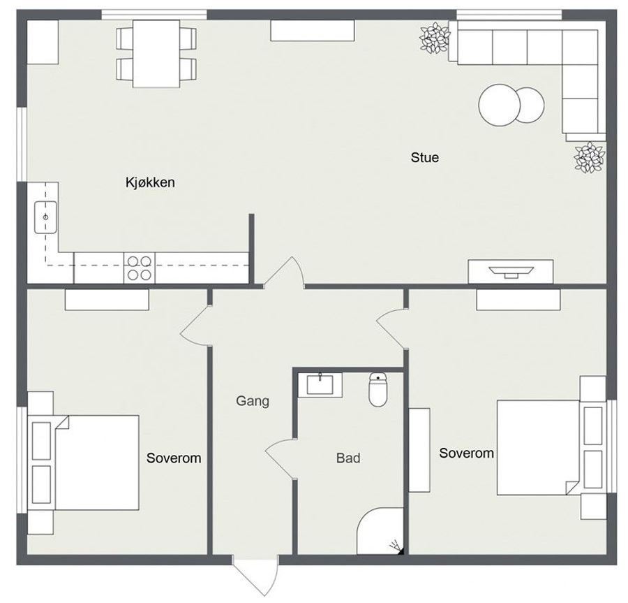 Noelunde plantegning Galleribilde