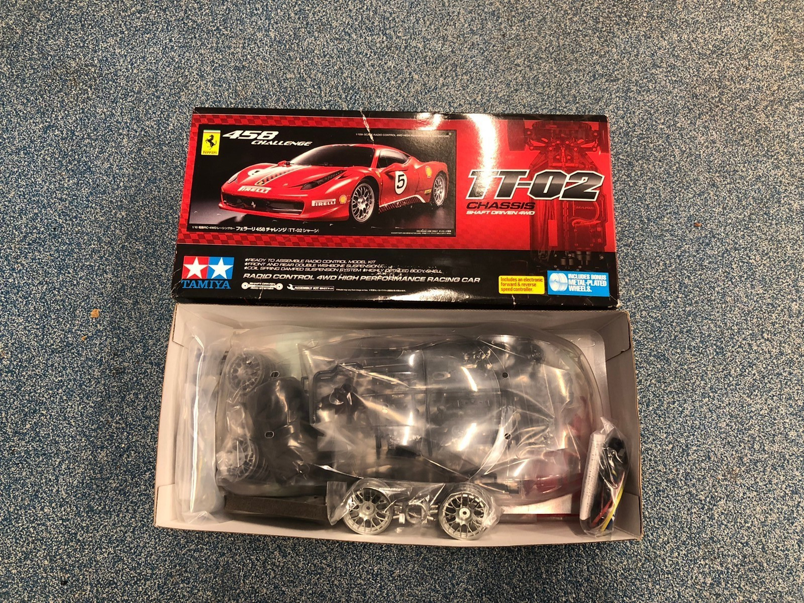 Tamiya TT -02 Ferrari 458 | FINN.no