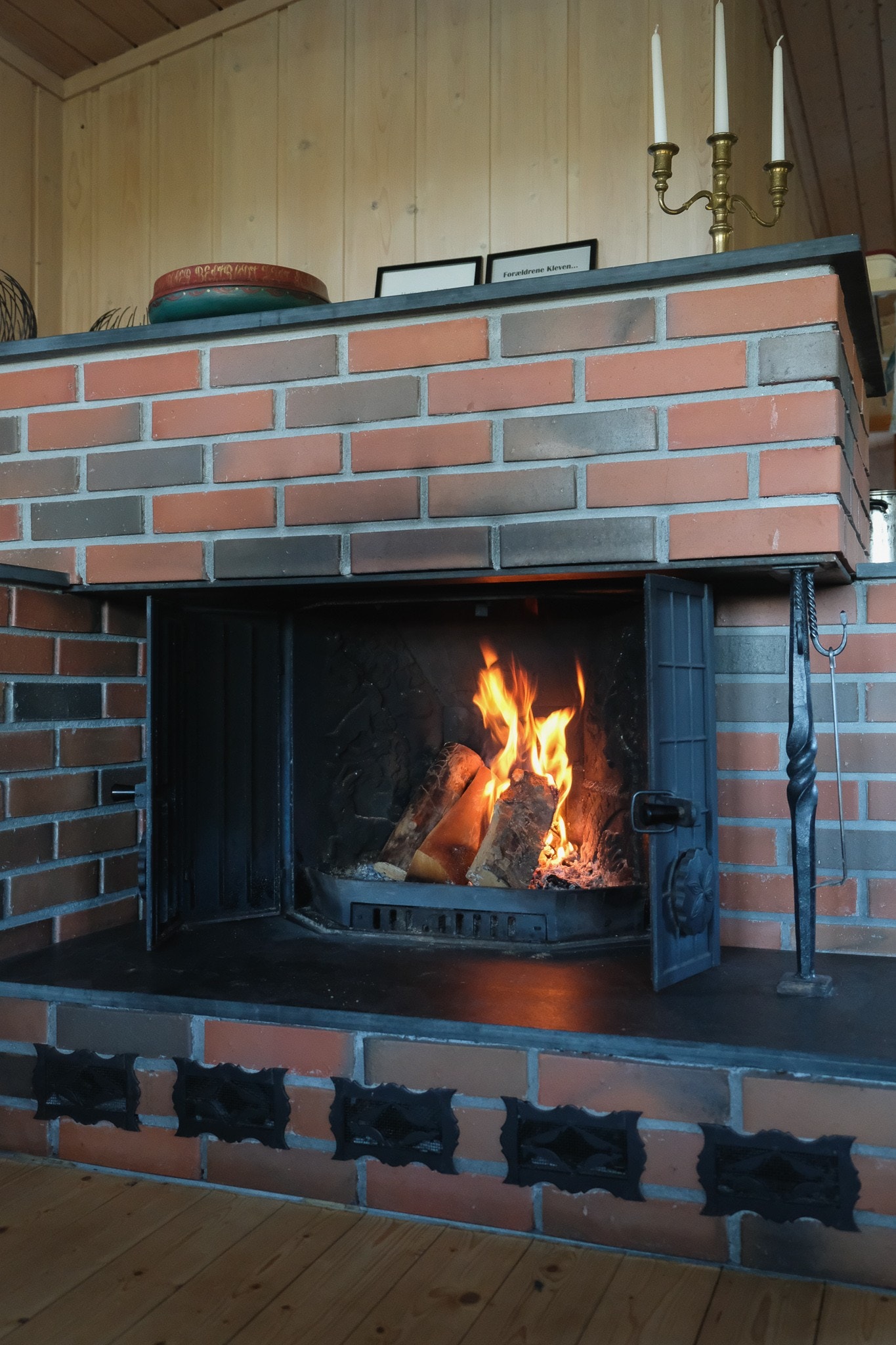 Hyggelig peis Galleribilde