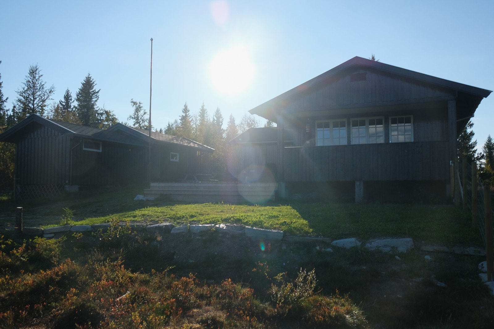 Solnedgang juli Galleribilde