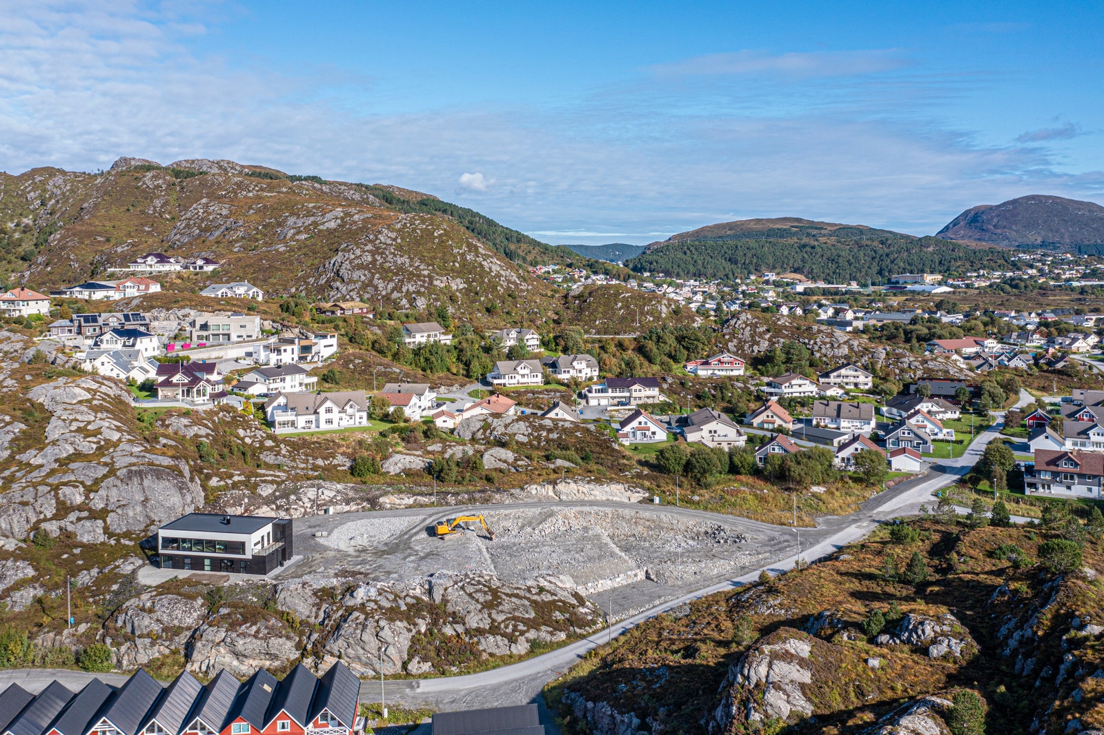 Tomt 9 og 10 selger vi ferdig grovplanert, Galleribilde