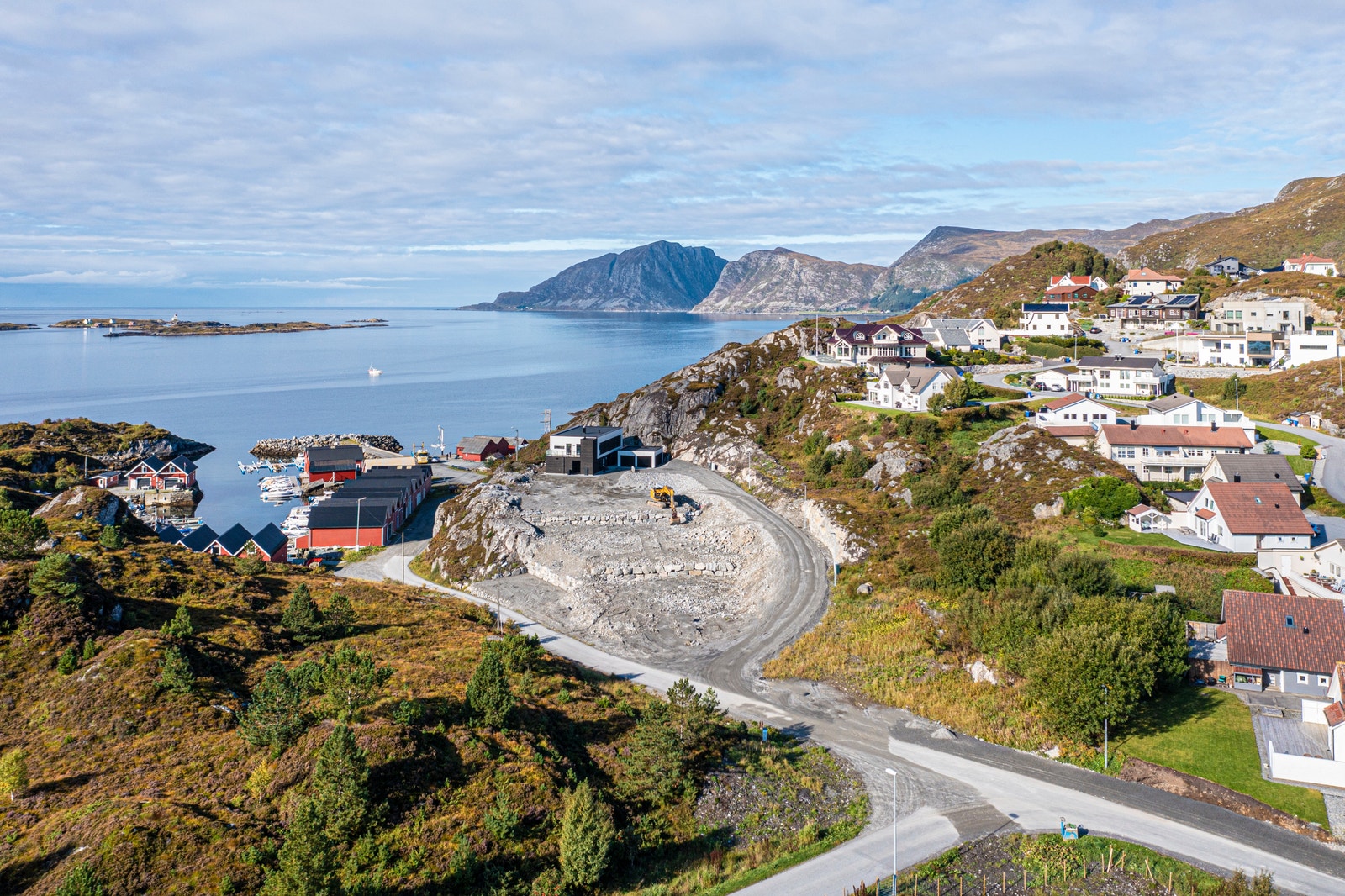 Nedre Sørlia bustadfelt utsikt mot vest Galleribilde