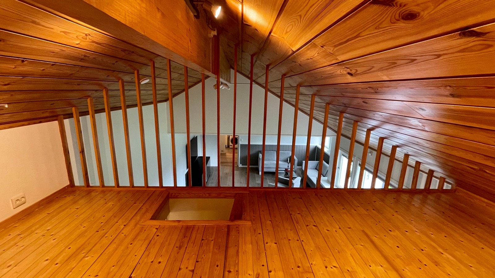 Hems med åpen løsning mot stua Galleribilde