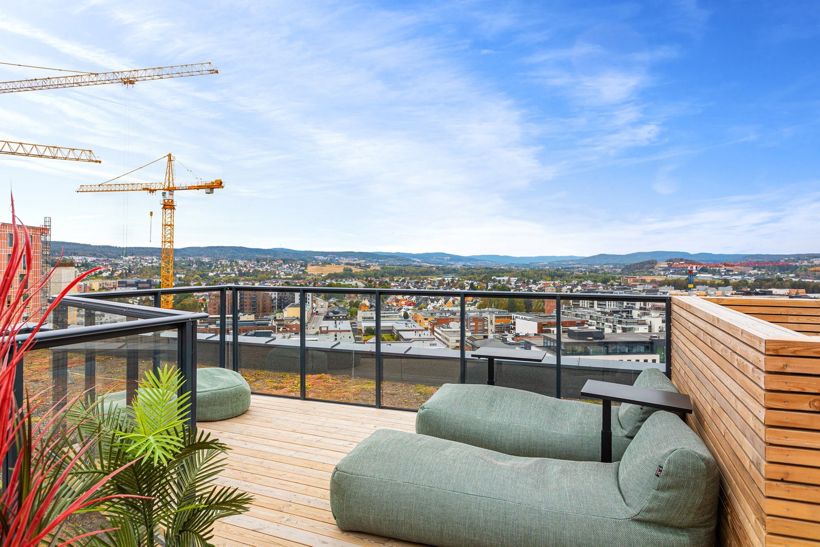 Lounge på takterrassen i 15.etg. Galleribilde