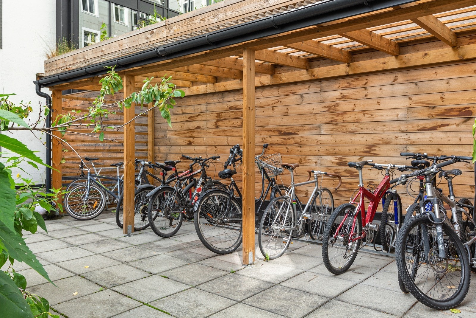 Sykkelparkering Galleribilde