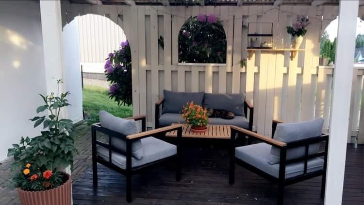 Overbygd utestue Galleribilde