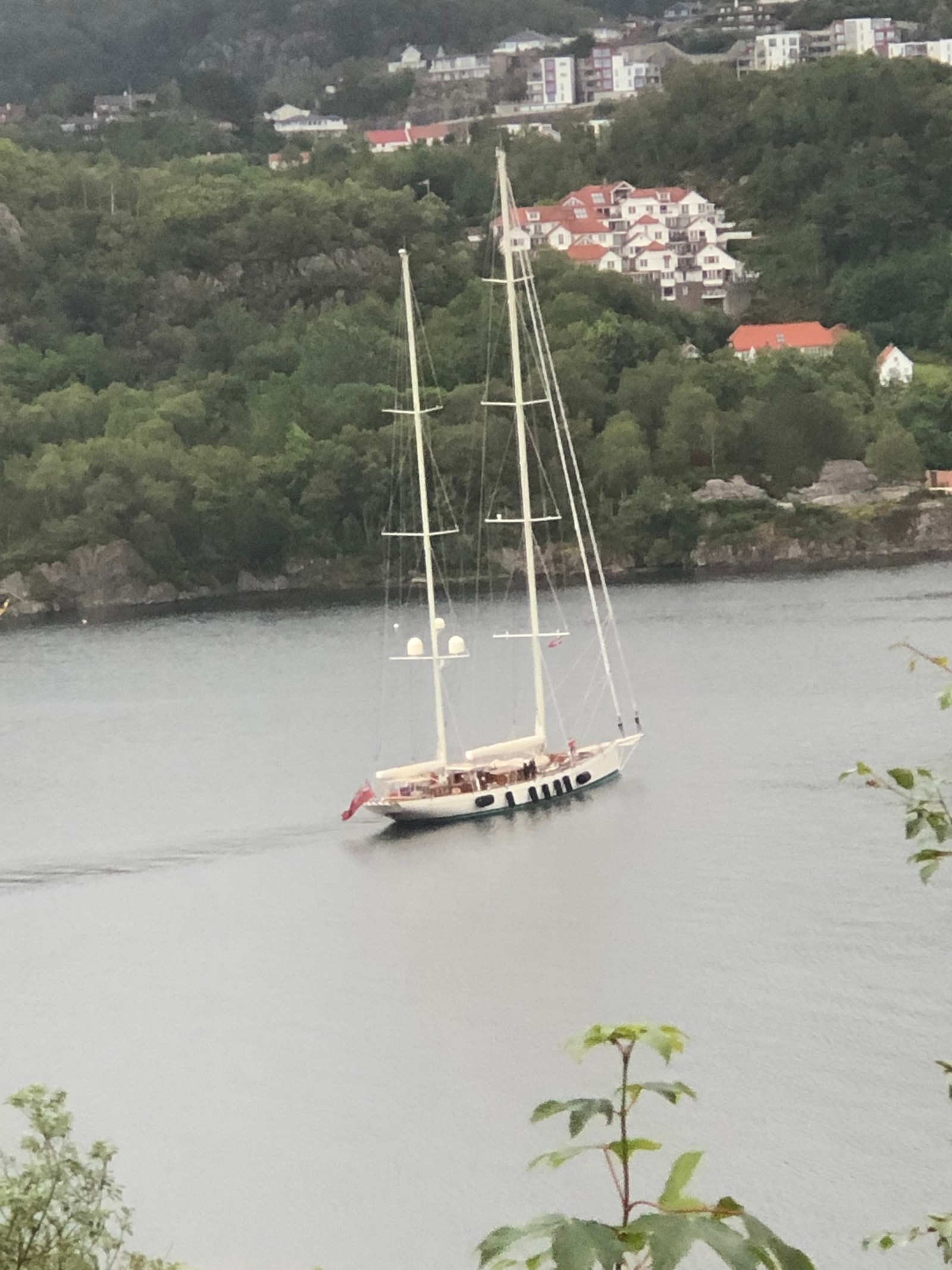 Utsikt fra uteplass Galleribilde