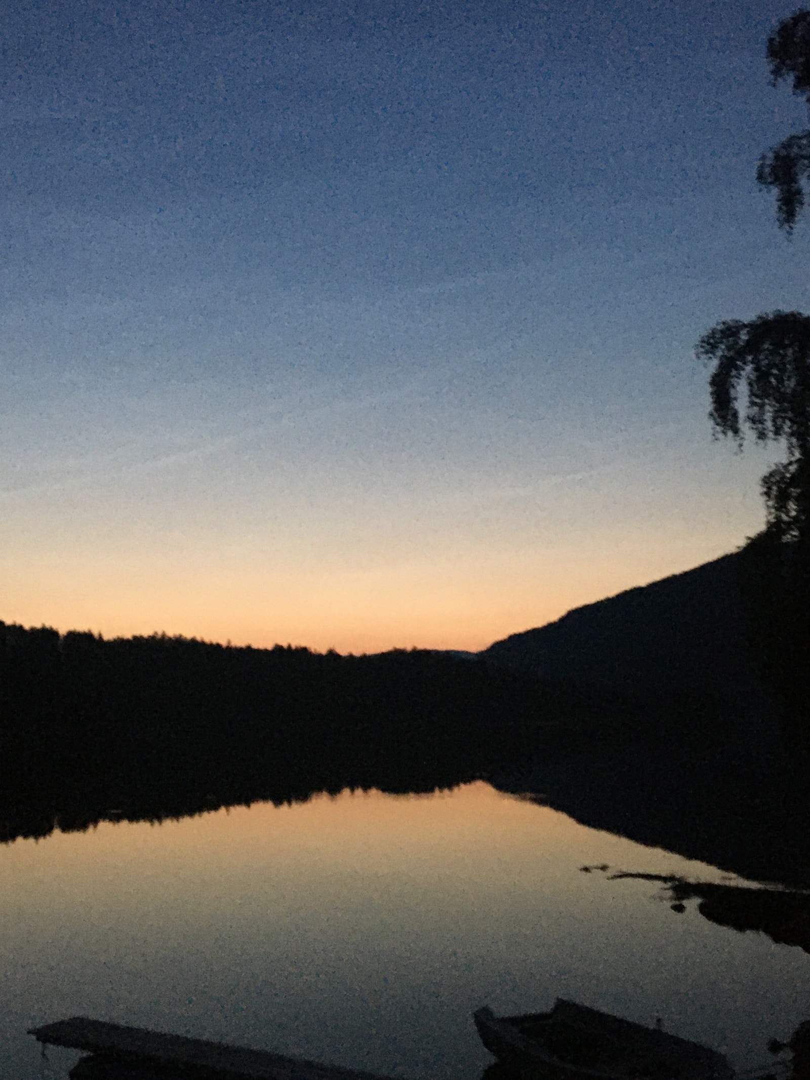 Fager kveldsol smiler Galleribilde