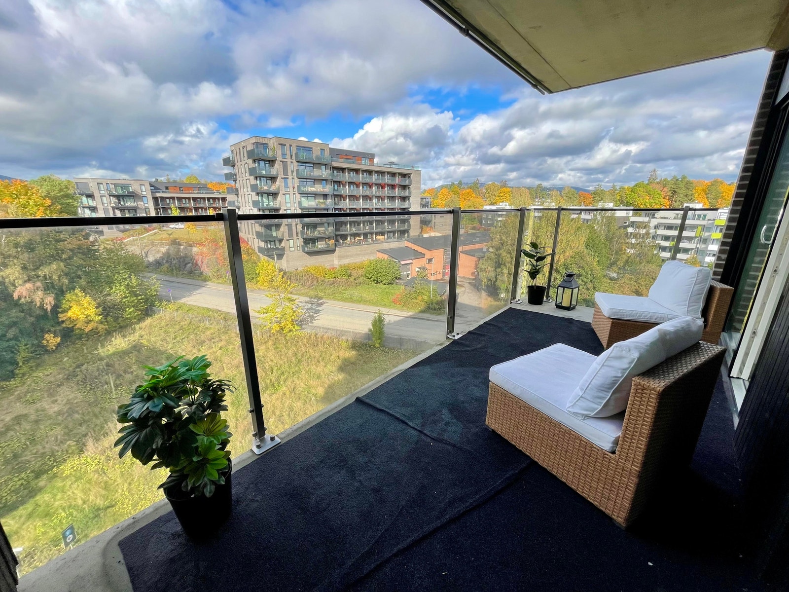 Veranda med flott utsikt og ingen gjenboere Galleribilde