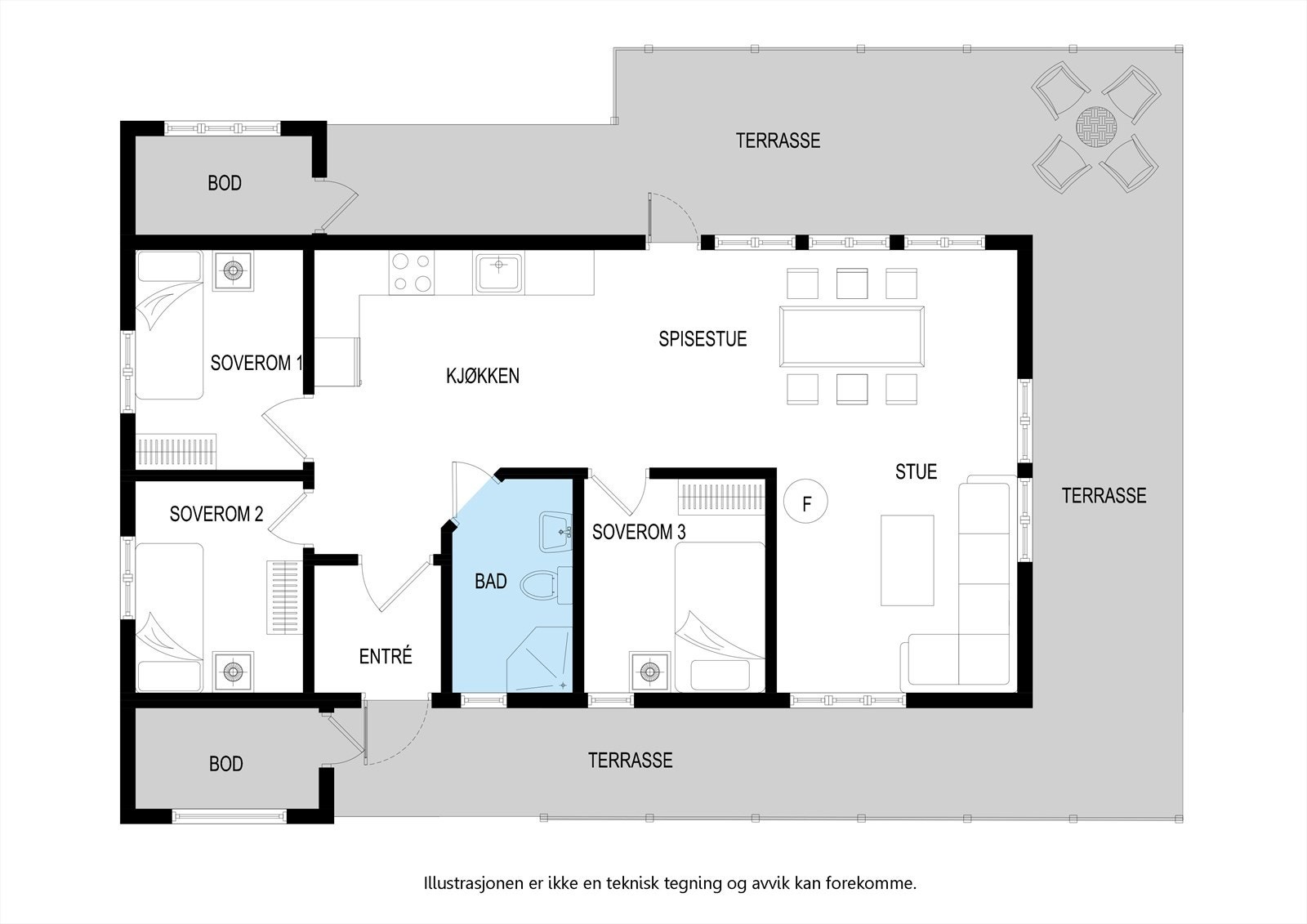 Plantegning Galleribilde