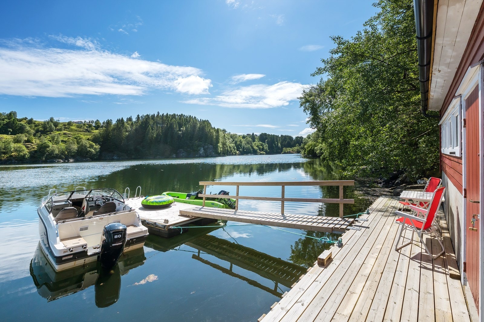 Her kan man nyte flotte sommerdager! Galleribilde