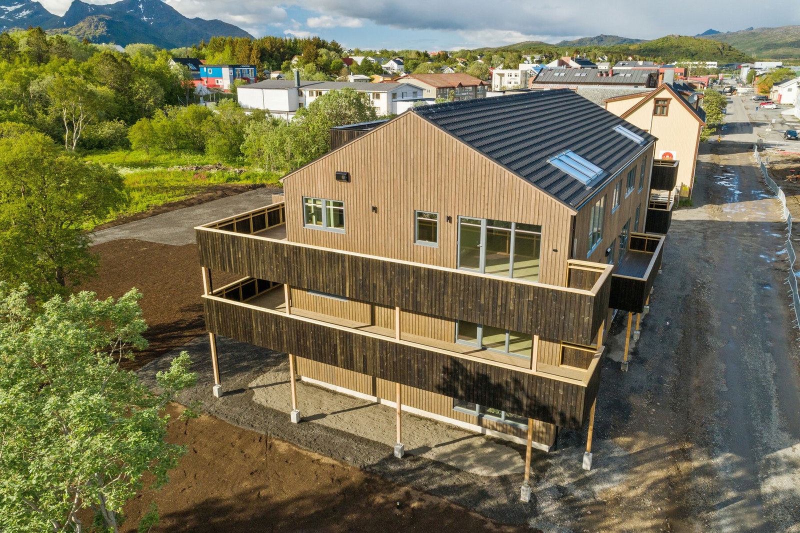 Alle vinduer og verandadører er utvendig av aluminium Galleribilde