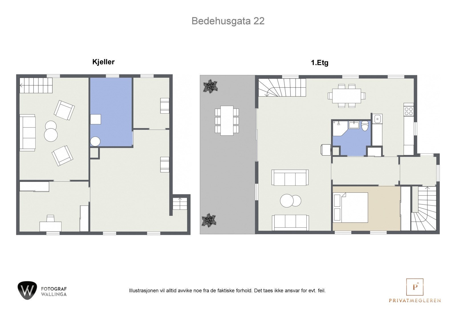 Plantegning Galleribilde