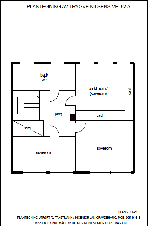 Plantegning 2.etasje Galleribilde