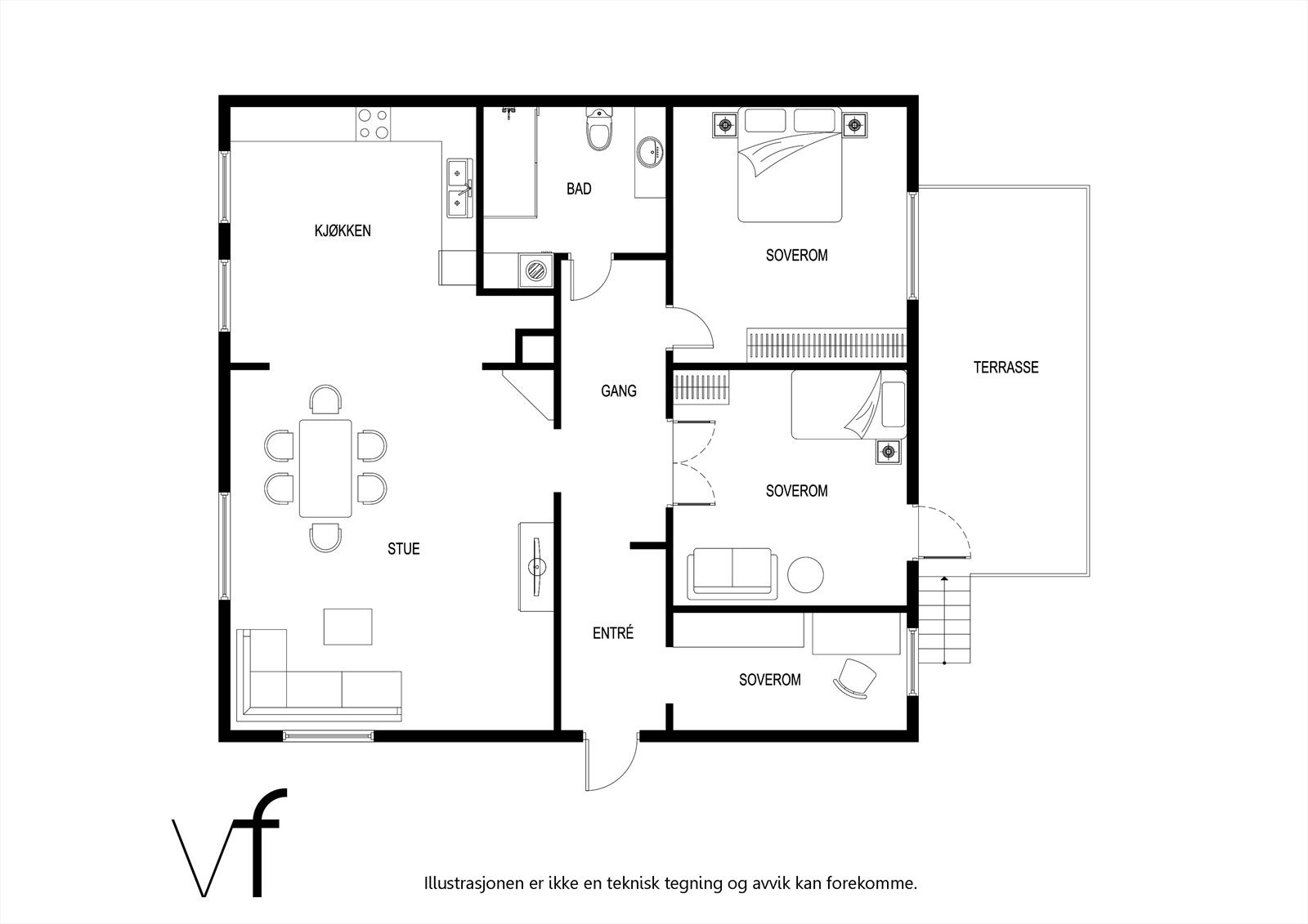 Plantegning. Galleribilde