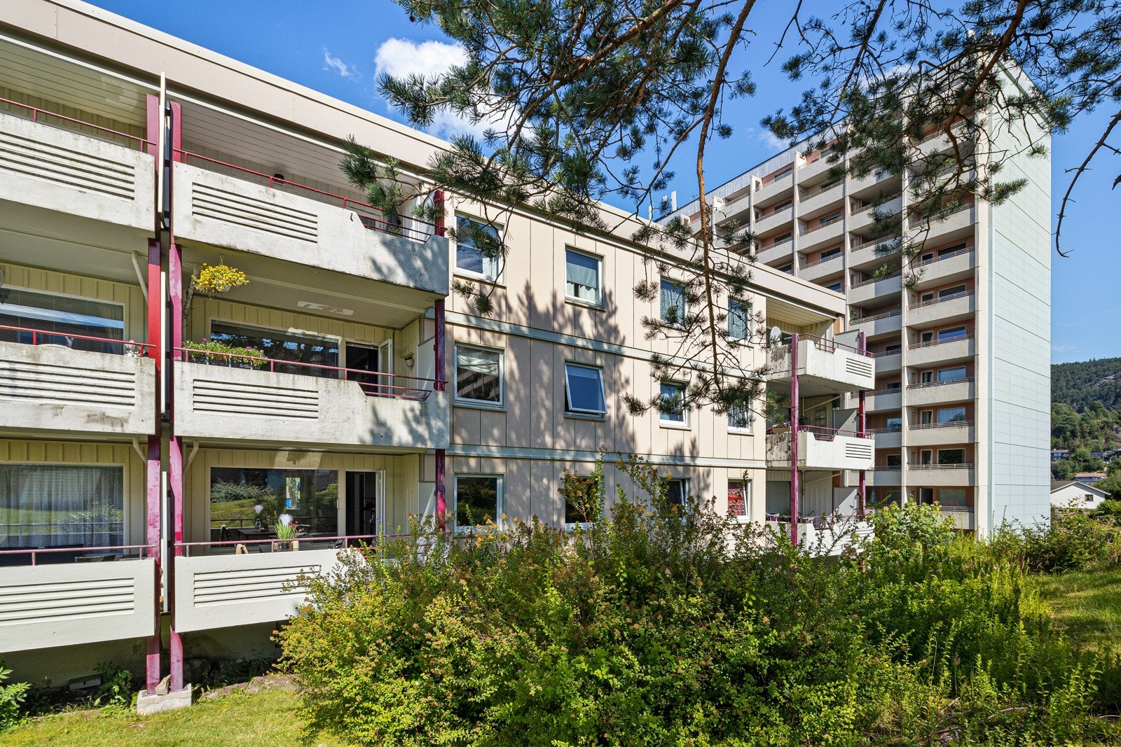 Borettslaget har flotte felles utearealer. Galleribilde
