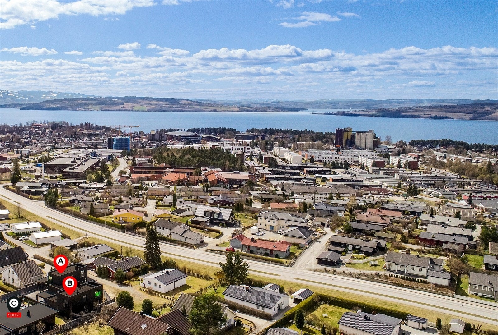 Overblikk mot Sør-Øst Galleribilde