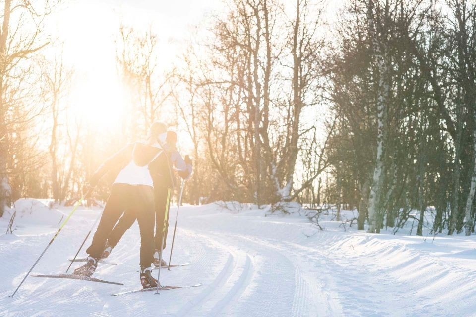 Er du glad i å gå på ski har du flotte muligheter i oppkjørte skispor. Galleribilde