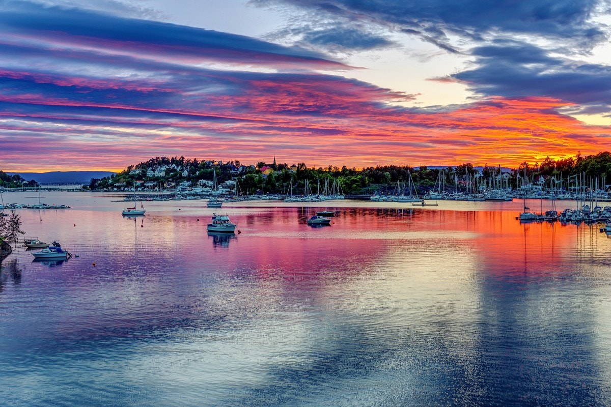Magisk himmel Galleribilde