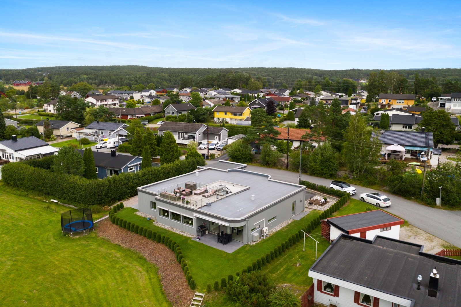 Tomten er pent opparbeidet Galleribilde
