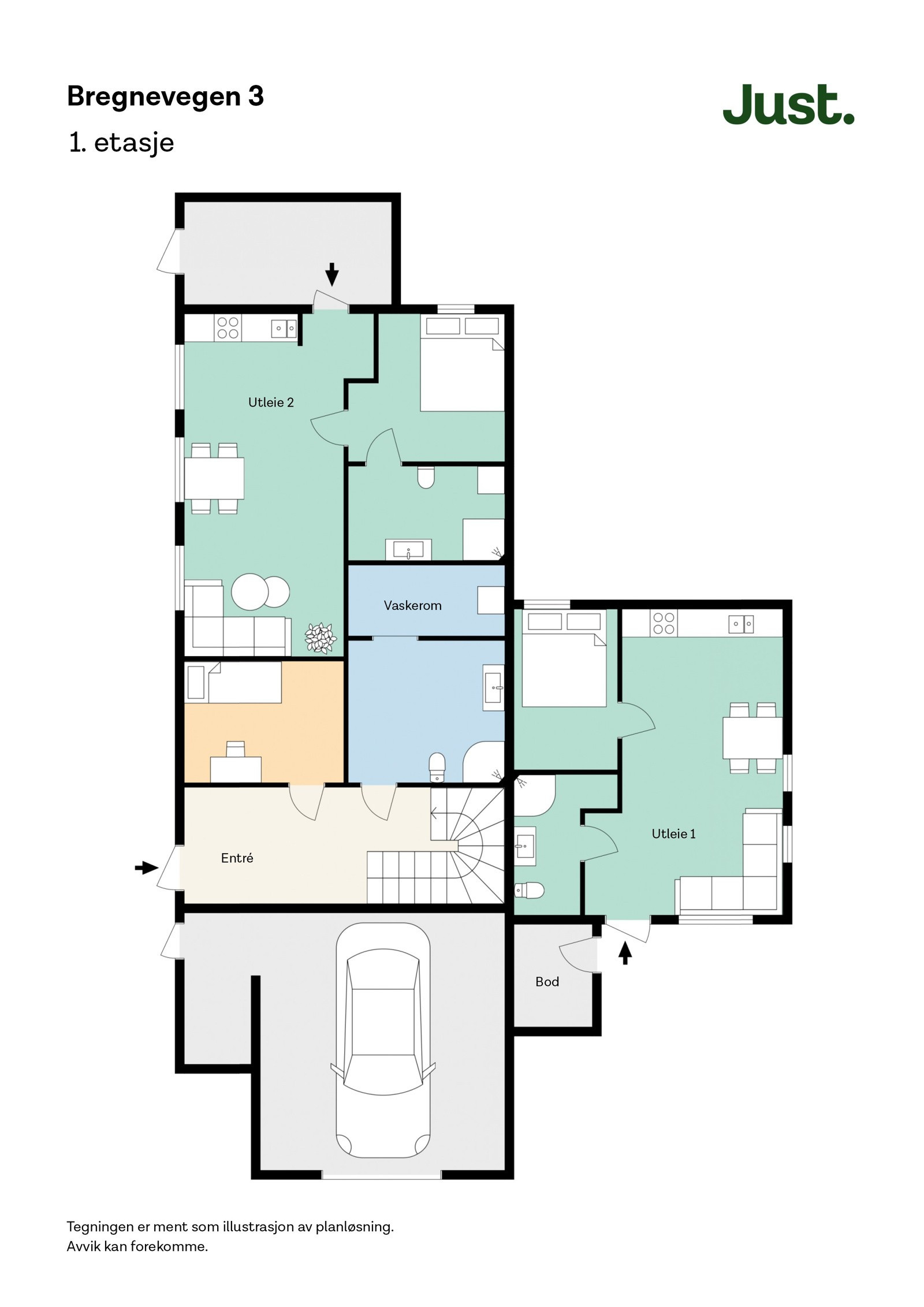 Planskisse 1. etasje
