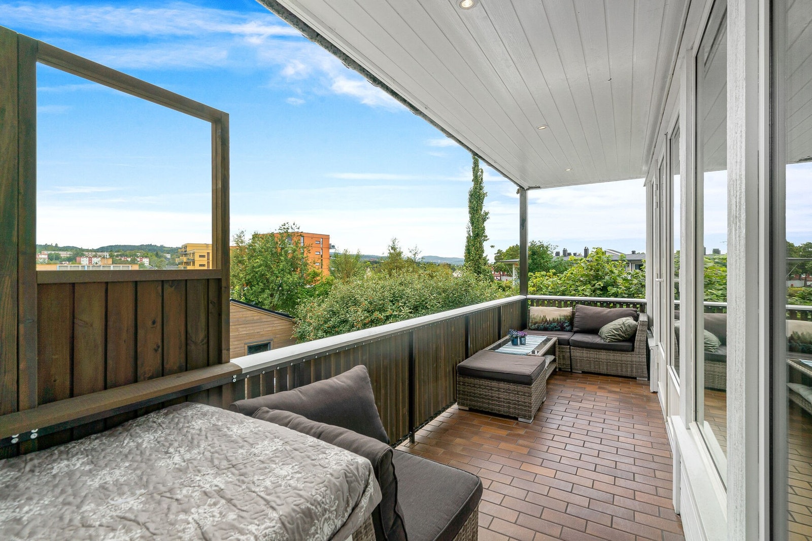 Leiligheten ligger fint til i et rolig, sentralt og barnevennlig boligområde på Heimdal. Galleribilde