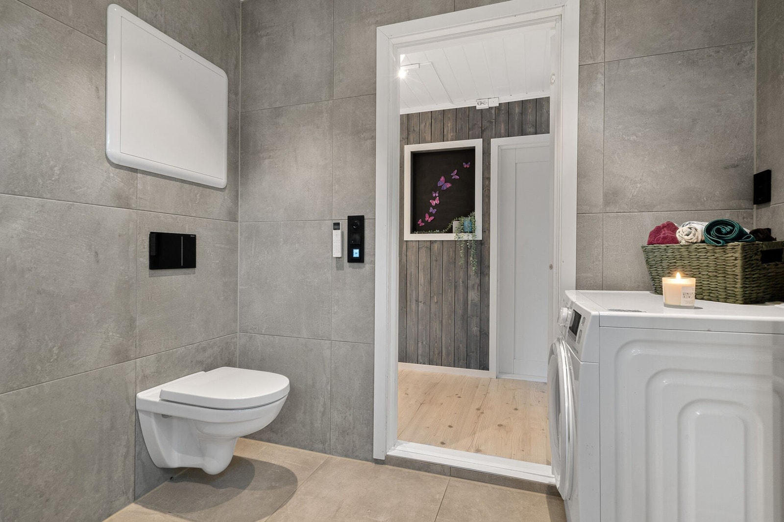 Badet fremstår i god bruksmessig stand. Rommet er vurdert til tilstandsgrad 1 av takstmann Galleribilde