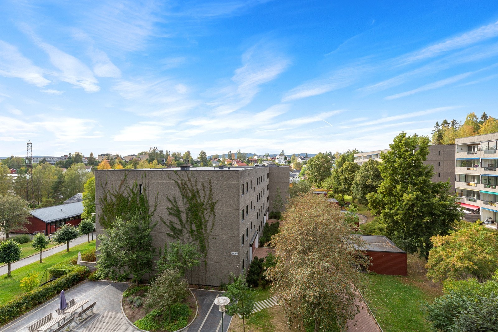 Fra balkongen har du sol på ettermiddag- og kveldstid. Galleribilde