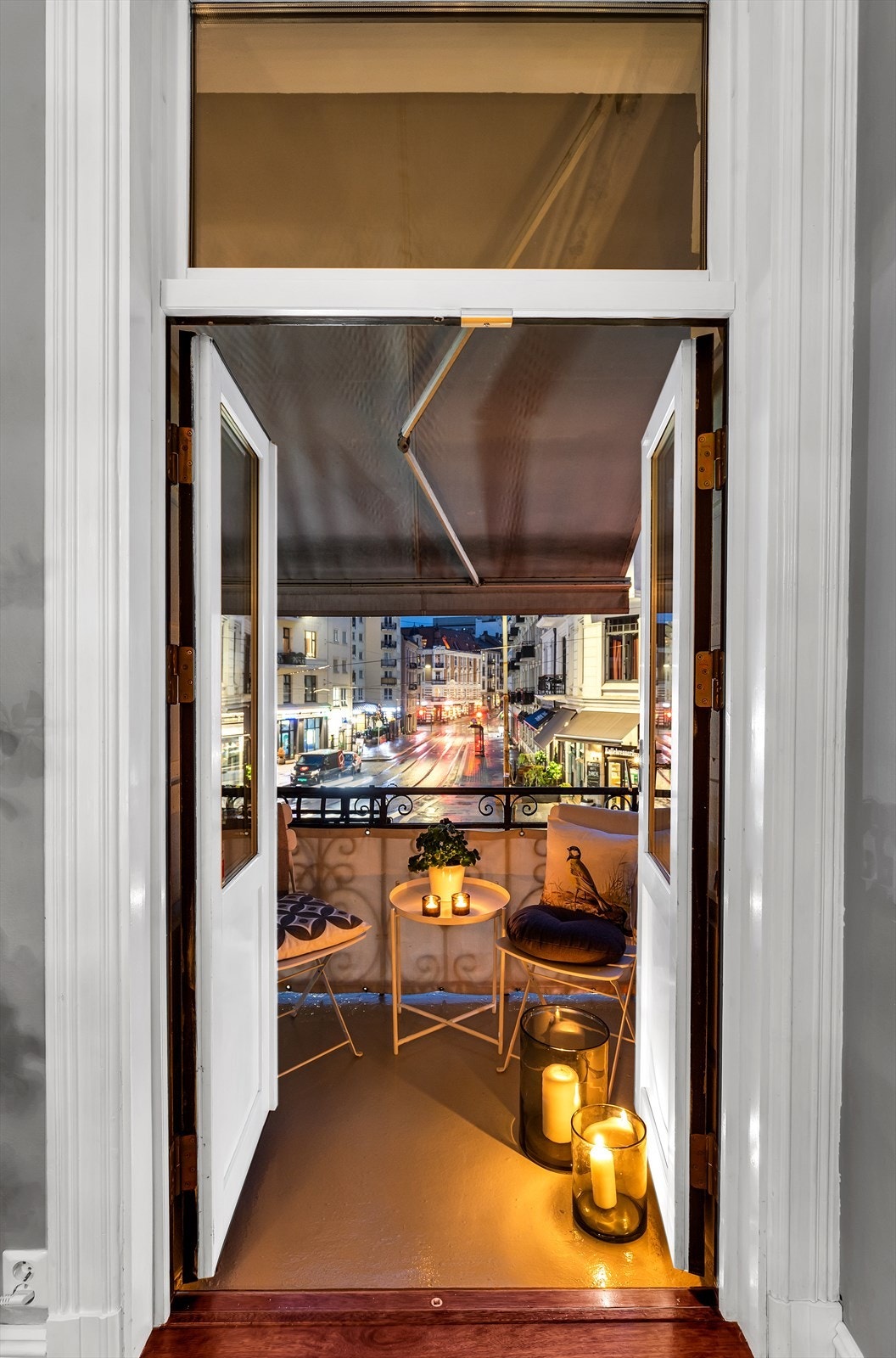 Balkongen om kvelden Galleribilde