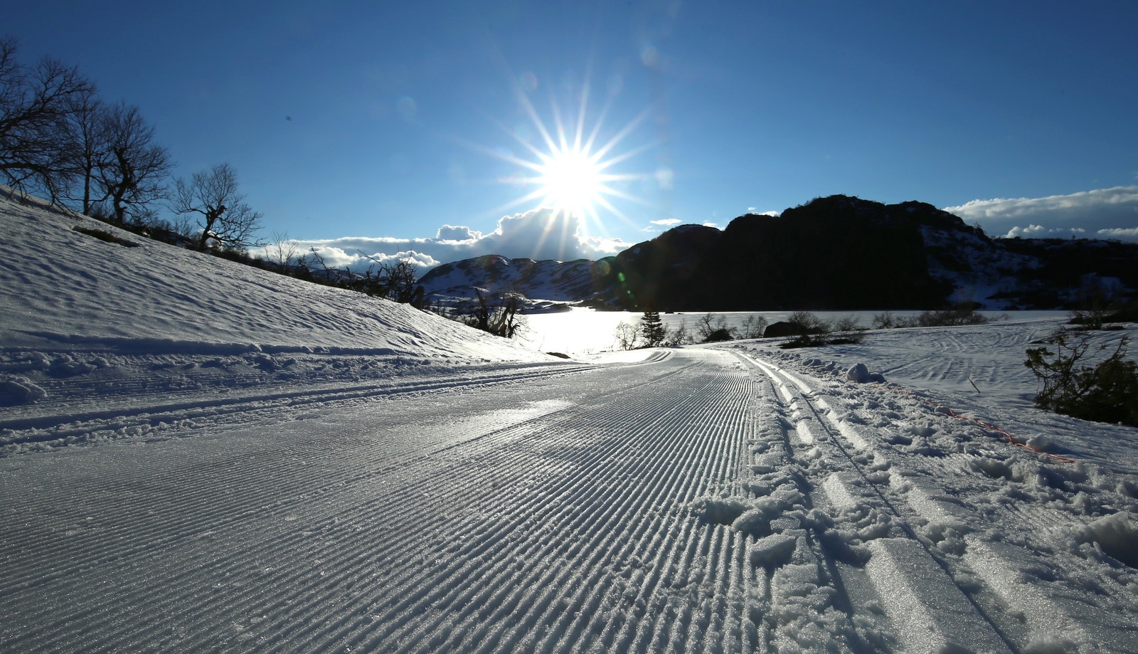 Løypestatus fra 7. mai. Ved Farevatn. Mer snø innover. Galleribilde