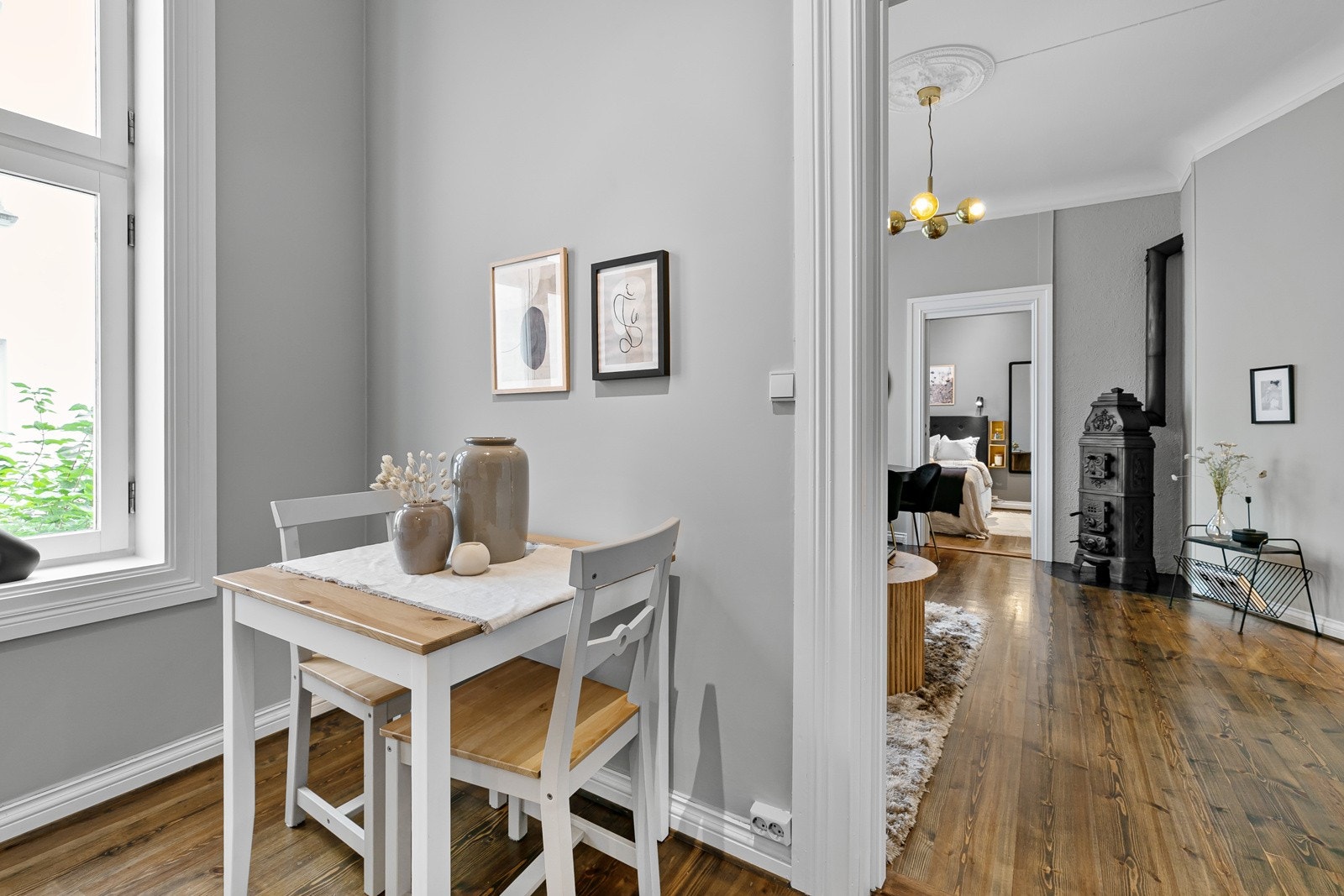 Koselig spiseplass på kjøkkenet Galleribilde