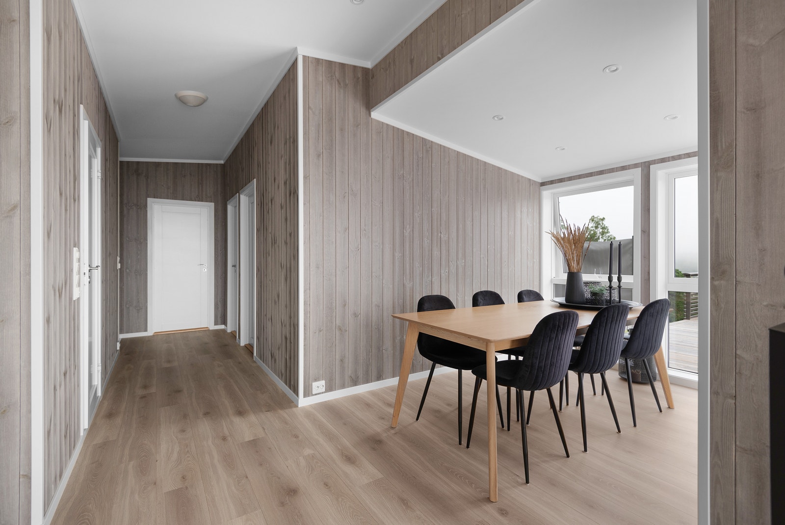 Bilde fra tilsvarende hytte bygd med kundetilpasninger. Galleribilde