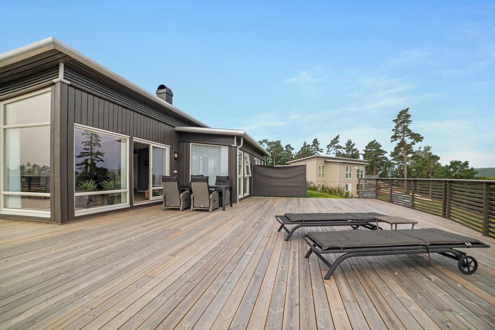 Bilde fra tilsvarende hytte bygd med kundetilpasninger. Galleribilde