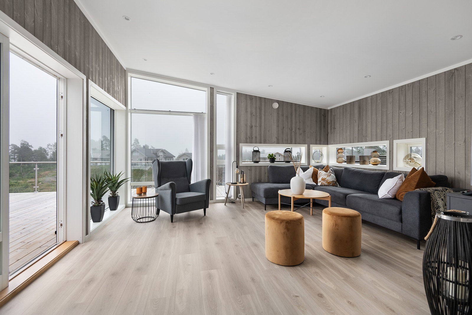 Bilde fra tilsvarende hytte bygd med kundetilpasninger. Galleribilde